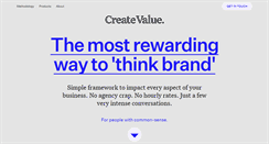Desktop Screenshot of createvalue.com